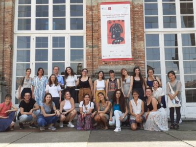 Visita degli studenti dell'Accademia di Belle Arti di Brera, con il Professor Bedoni, alla mostra Castrum Claustrum: Art Brut. Visioni dalla parte dell'ombra al Castello Ducale di Agliè.